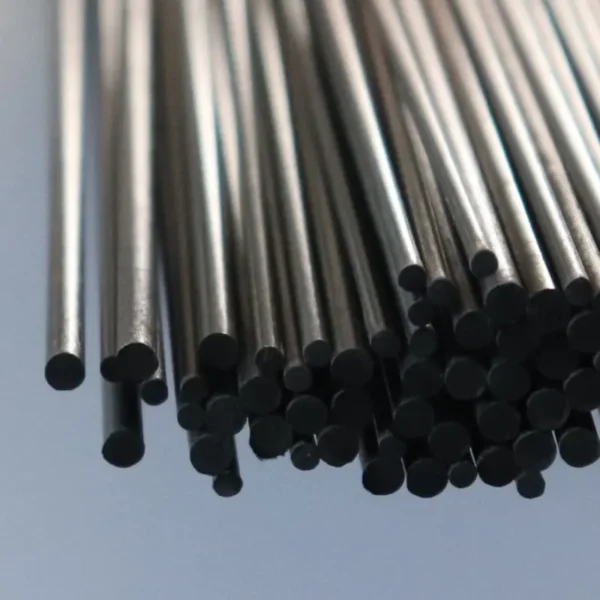 Carbon fiber rod_编辑_WH_800x800px Carbon fiber rods are especially stiff and ightweiaht. They consist of unidirectionaly-oriented carbon filbers run througha resin bath andheated dies to make them extremely strong longitudinally - our customers often use them to replacemetal in harsh environments or situations in which weight and strength are important factors.