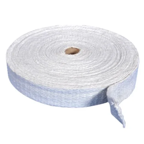 Ceramic fiber tape is a flexible, high-performance tape designed for extreme heat applications. Made from wovenalumina-silicate fibers, it provides excellent thermal insulation, fire resistance, and durability in demanding industriaenvironments.