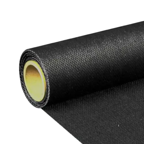Graphite coated fiberglass fabric is an advanced high-performance material designed for static dissipation, EMlshielding, and thermal management in sensitive industrial environments. The conductive graphite coating providesexcellent electrical properties while maintaining the inherent strength and flexibility of fiberglass.